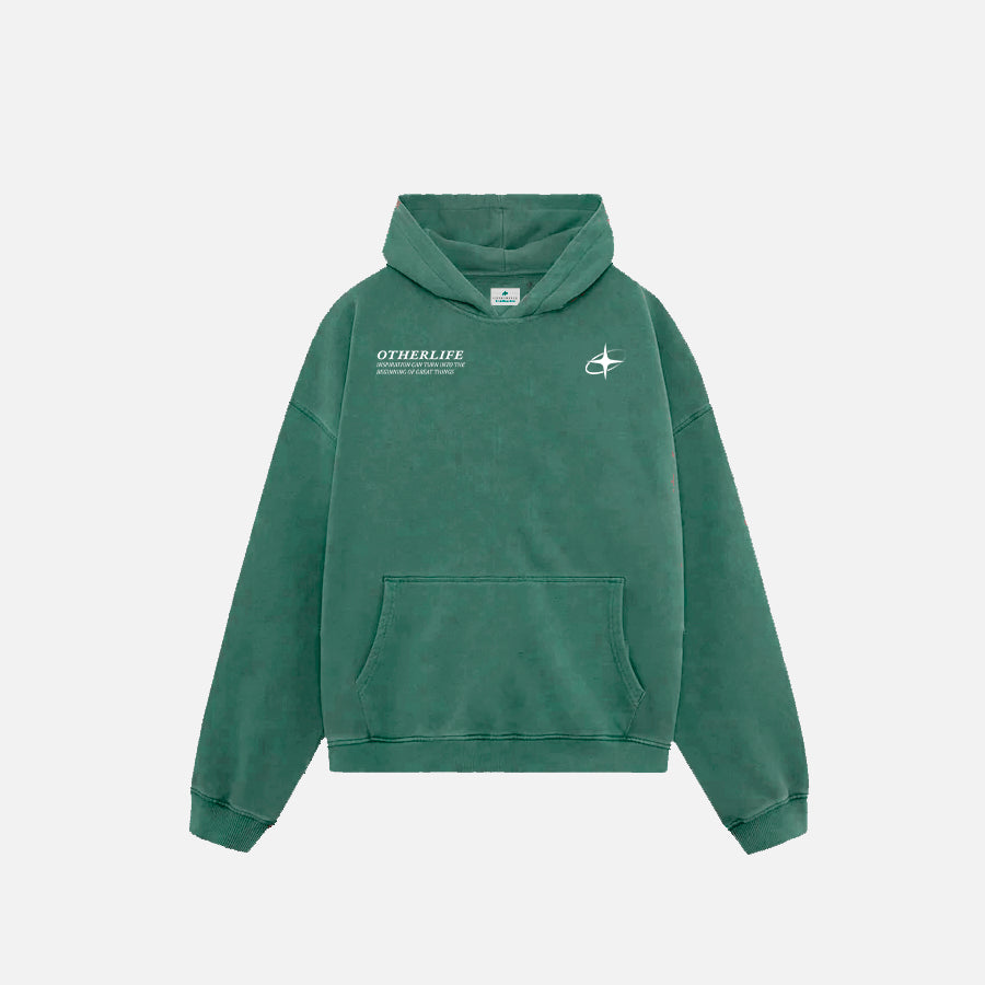 Inspire green hoodie Otherlife