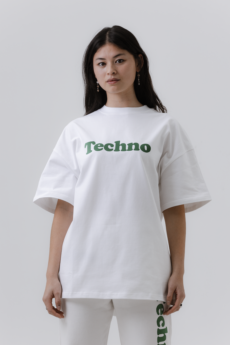 Soirées Techno T-shirt Bleu Ciel